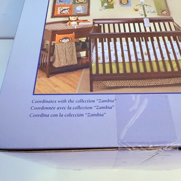 NoJo Zambia Safari Nursery Lamp Jungle Giraffe Elephant Design Baby Decor Gift - Picture 10 of 12